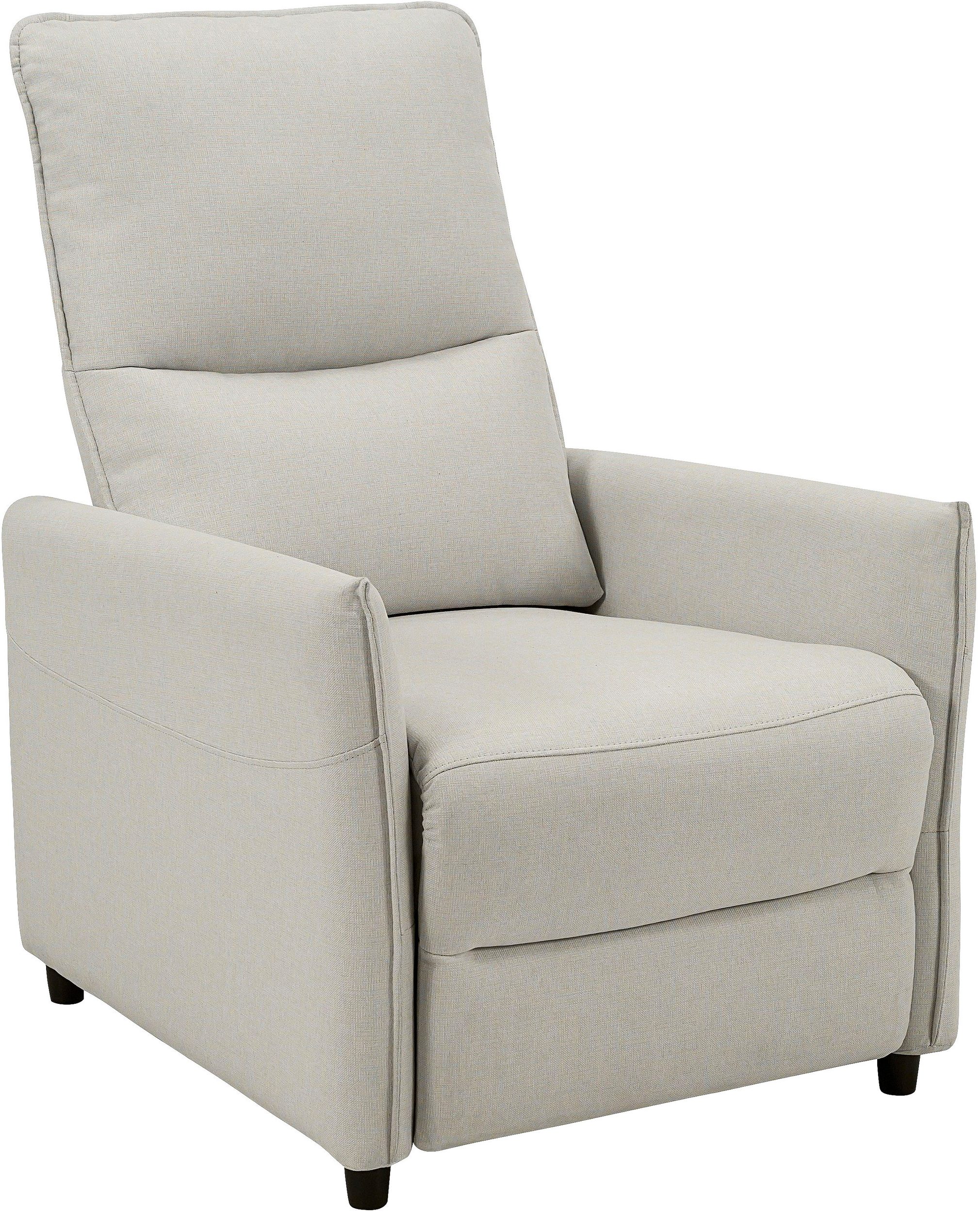 fotel rozkładany kremowy