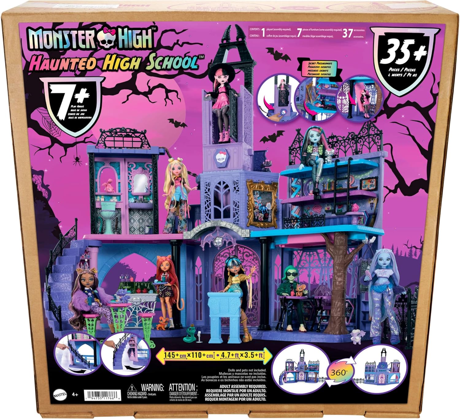 Monster High Szkoła Monster High Straszyceum Domek dla lalek