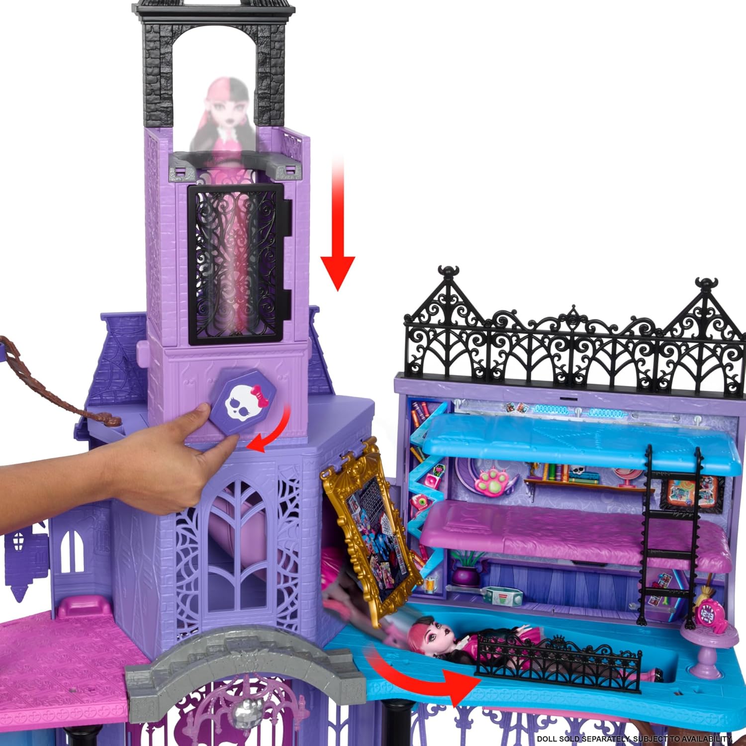 Monster High Szkoła Monster High Straszyceum Domek dla lalek