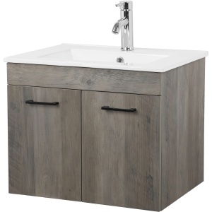 szara szafka z umywalką