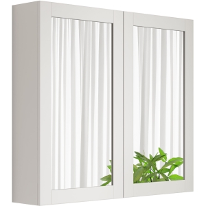 szafka z lustrem biała