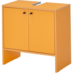 szafka pod umywalkę żółta