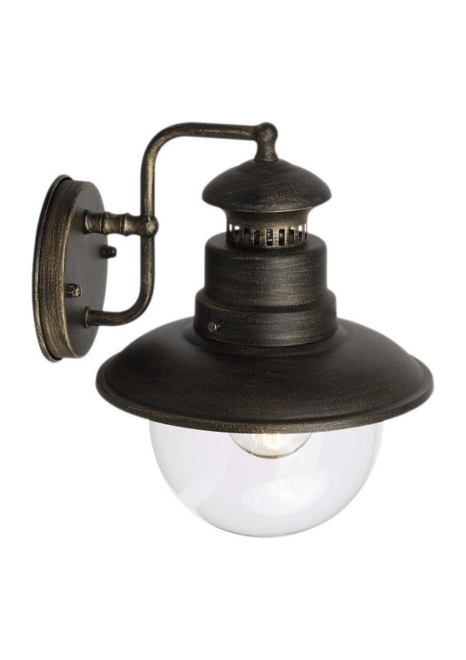 Klasyczna lampa zewnętrzna z metalu